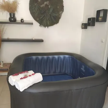 Гостевой дом Superbe A Proximite De St Emilion Avec Jacuzzi Privatif *
